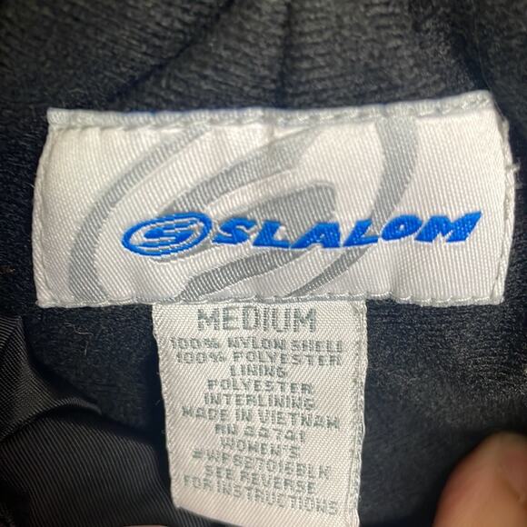 Slalom black snowboard/ski pants women’s M - Picture 5 of 12